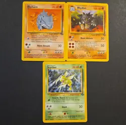 VINTAGE WoTC Pokemon Lot of 14 Cards No Duplicates! Base Jungle Set! NM-LP - Image 4