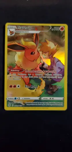 Pokemon Brilliant Stars Flareon TG01/TG30 Full Art Card - Image 2