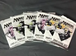 6x CORE SET 2015 15 Card SEALED Booster Packs Magic the Gathering MTG - Image 1