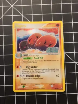 Dugtrio Reverse Holo 5/100 Crystal Guardians Stamped Pokemon 2006 LP Card - Image 1