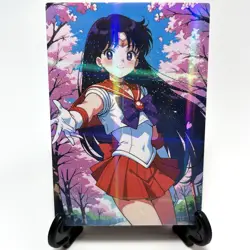 Sailor Moon Sailor Mars Sexy Anime Waifu Girl Doujin Lewd Goddess Story Art Card - Image 1