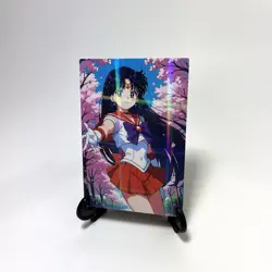 Sailor Moon Sailor Mars Sexy Anime Waifu Girl Doujin Lewd Goddess Story Art Card - Image 2