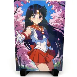 Sailor Moon Sailor Mars Sexy Anime Waifu Girl Doujin Lewd Goddess Story Art Card - Image 3