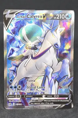 Ice Rider Calyrex V 163/198 - Chilling Reign - Full Art - Pokemon Card TCG - Image 1