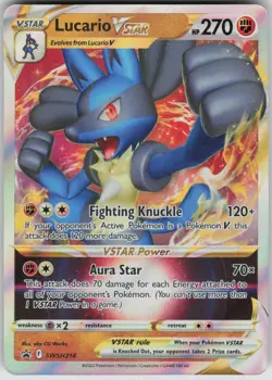 Pokemon Lucario VSTAR - Promo SWSH: Sword & Shield Promo Cards SWSH214 NM - Image 1