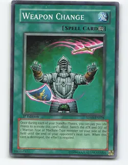 Weapon Change #SD10-EN028 1st edition Yugioh Card - Image 1