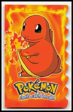 Charmander #04 Evolution 4 of 12 Blue Logo Topps Trading Cards Pokemon Card - Image 1