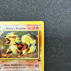 Pokemon TCG Cards Blaine's Arcanine 1/132 Gym Challenge Holo Rare - Image 4