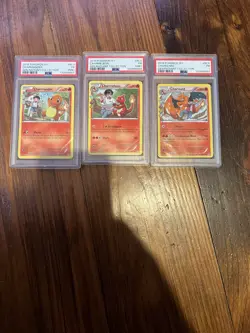 PSA 1 Sequential pokemon Cards Charizard RC5/RC32 Chameleon Charmander RC3 RC4 - Image 1