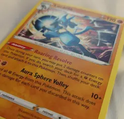 Pre-Release Exclusive Lucario (79/172) Non-Holographic Pokemon card - Image 1