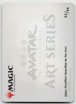 Appa, Steadfast Guardian Art Card Series: Avatar The Last Air Bender 32/54 NM - Image 2