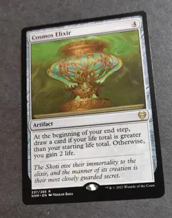 Cosmos Elixir Kaldheim Regular Rare Mtg Card Near Mint - Image 1