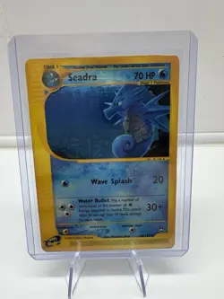 Seadra 58/147 2002 Aquapolis Pokemon Card TCG Vintage WOTC Uncommon - HP - Image 1