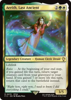 ~ Aerith, Last Ancient ~ NM ~ Commander: FINAL FANTASY ~ MTG ~ - Image 1