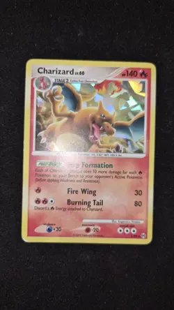 Arceus 2009, Charizard 1/99 Cracked Ice Holo Rare Pokemon Card DMG TCG - Image 1