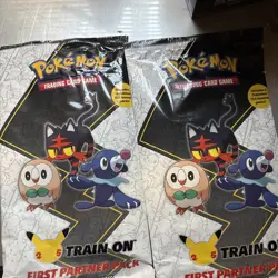 Pokemon TCG: First Partner Pack - Alola (3 Oversized Cards) 820650809620 - Image 1