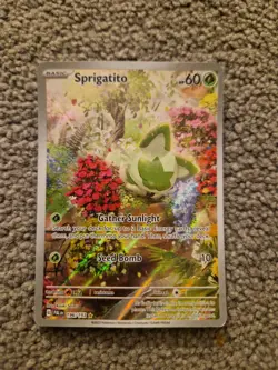Sprigatito 196/193 Pokemon Card TCG Scarlet & Violet Paldea Evolved - Image 2