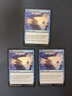 3 individual Boomerang Basics - Avatar - NM - Uncommon - Sorcery - MTG - Image 1