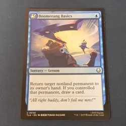 3 individual Boomerang Basics - Avatar - NM - Uncommon - Sorcery - MTG - Image 5