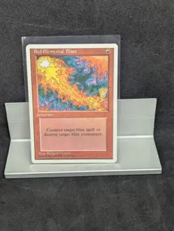 Red Elemental Blast X1 LP MTG Core Set 4th Edition MTG - Image 1