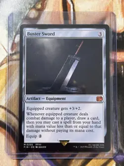 Buster Sword #0255 MTG Final Fantasy Regular Mythic - NM/M 🗡 - Image 3