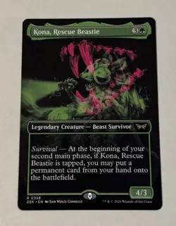 MTG Kona, Rescue Beastie (Showcase) Duskmourn: House of Horror LP - Image 1