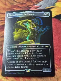 Toby, Beastie Befriender - Foil - Showcase Double Exposure Duskmourn - Image 2
