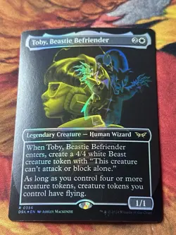 Toby, Beastie Befriender - Foil - Showcase Double Exposure Duskmourn - Image 5