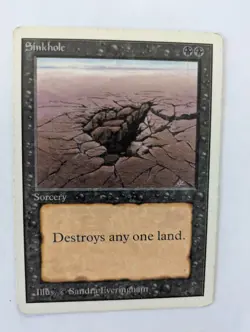 Sinkhole Unlimited MTG Exc Free shipping with trcking - Image 1