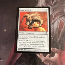 MtG Nemesis Mask - MP - Darksteel - Image 1