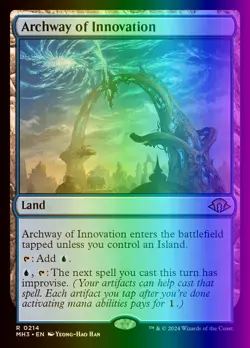MTG Archway of Innovation (214/703) Modern Horizons 3 NM FOIL - Image 1
