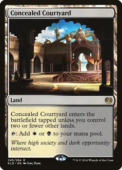 MTG Magic the Gathering Concealed Courtyard (245/291) Kaladesh MP - Image 1