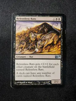 Relentless Rats Core 2010 M10 NM Mtg Magic The Gathering Tcg See Pics - Image 1