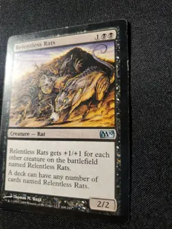 Relentless Rats Core 2010 M10 NM Mtg Magic The Gathering Tcg See Pics - Image 3