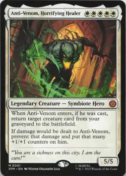 Anti-Venom, Horrifying Healer M Marvel's Spider-Man 1 NM MTG - Image 1