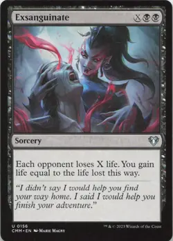 Exsanguinate U Commander Masters 156 NM MTG - Image 1