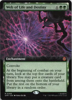 Web of Life and Destiny (Extended Art) M Marvel's Spider-Man 268 - LP MTG - Image 1