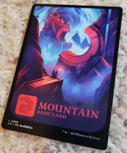 Magic the Gathering SHOWCASE Mountain x1 Lost Caverns of Ixalan - Image 1