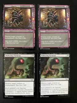MTG- Withering Torment x4 - Duskmourn - Image 1