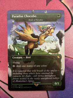 Paradise Chocobo Birds of Paradise 483 Promo Final Fantasy Foil MTG FIC EN NM - Image 1