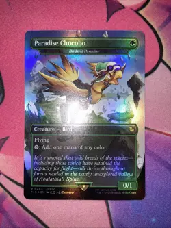 Paradise Chocobo Birds of Paradise 483 Promo Final Fantasy Foil MTG FIC EN NM - Image 2