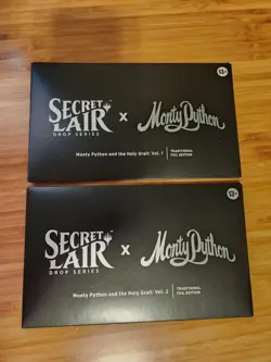 Monty Python Secret Lair MTG Magic Foil Edition Vol 1 & Vol 2 Set - Image 1