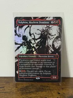 Magic The Gathering: Solphim Mayhem Dominus. #312 Full Art Foil. Mint Condition - Image 1