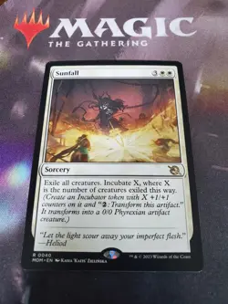 Mtg. Sunfall. March of the Machine. Nm - Image 1