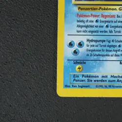 Turtok - Blastoise Pokemon Karte TCG WOTC 2/102 Rare Holo Base Basis-Set /E9 - Image 5