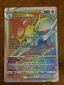 Pokemon Arceus VSTAR Brilliant Stars 176/172 Holo Rainbow Ultra Rare NM/M - Image 1