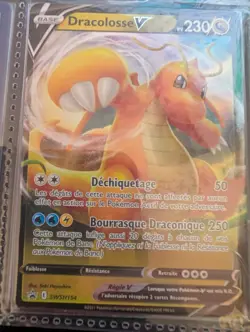Carte Pokemon Dracolosse-V SWSH154 Promo SWSH Francais - Image 1