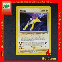 Raikou - Pokemon Karte TCG 22/64 Non Holo Neo Revelation /P95 - Image 1