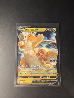 Pokemon Dragoran V | Deutsch SWSH235 Black Star Promo Pokemon GO | Near Mint - Image 1