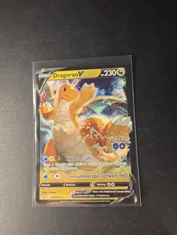 Pokemon Dragoran V | Deutsch SWSH235 Black Star Promo Pokemon GO | Near Mint - Image 2